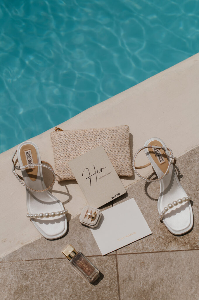wedding details from a Caribbean wedding