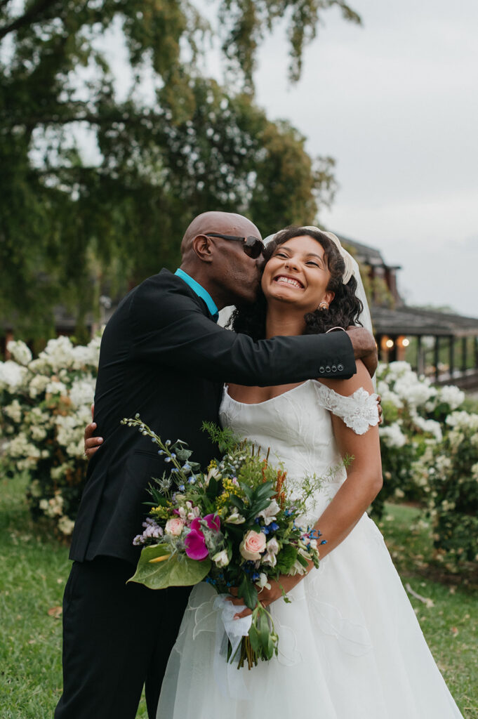 Father of the bride portraits - The villas at Stone Haven
